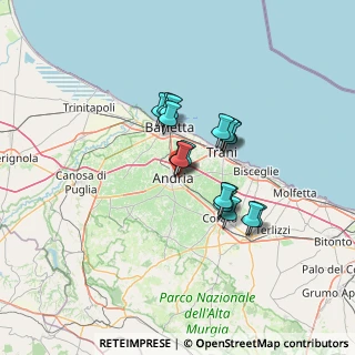 Mappa Via Tagliamento, 70031 Andria BT, Italia (10.24412)