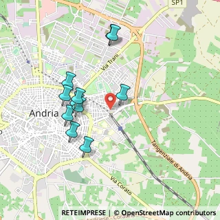 Mappa Via Sofia, 76123 Andria BT, Italia (0.94455)