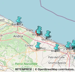 Mappa Via della Comunità Europea, 76011 Bisceglie BT, Italia (20.70733)