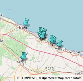 Mappa Via Ruvo, 76011 Bisceglie BT, Italia (3.91286)