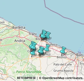 Mappa Via Ruvo, 76011 Bisceglie BT, Italia (9.63692)