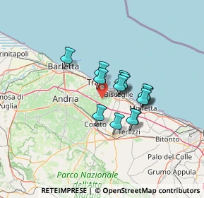 Mappa 6CGP+5Q, 76125 Trani BT, Italia (9.852)