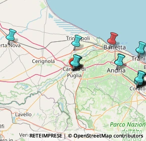 Mappa Via Salita Arco Diomede, 76012 Canosa di Puglia BT, Italia (20.2885)