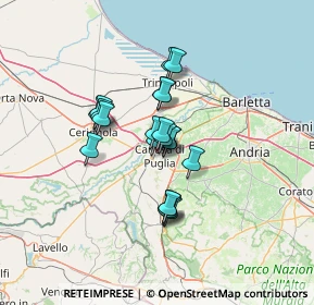 Mappa Via Salita Arco Diomede, 76012 Canosa di Puglia BT, Italia (9.801)