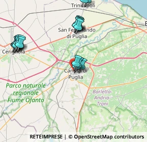 Mappa Via Salita Arco Diomede, 76012 Canosa di Puglia BT, Italia (9.7115)