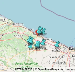 Mappa Strada Via del Carro, 76011 Bisceglie BT, Italia (9.44923)