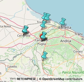 Mappa Via Legnano, 76012 Canosa di Puglia BT, Italia (10.84364)