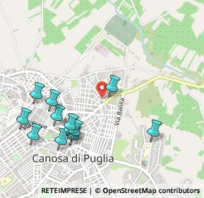 Mappa Via Legnano, 76012 Canosa di Puglia BT, Italia (0.5975)