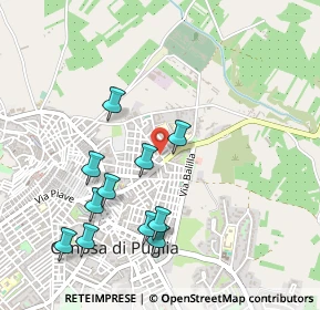 Mappa Via Legnano, 76012 Canosa di Puglia BT, Italia (0.54545)