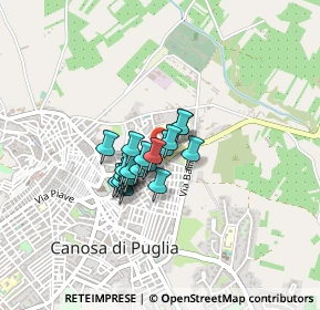Mappa Via Legnano, 76012 Canosa di Puglia BT, Italia (0.2605)