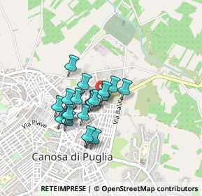Mappa Via Legnano, 76012 Canosa di Puglia BT, Italia (0.342)
