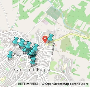 Mappa Via Legnano, 76012 Canosa di Puglia BT, Italia (0.52556)