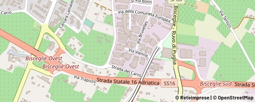 Mappa Bisceglie