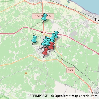 Mappa Via Arrigo Boito, 76123 Andria BT, Italia (1.58545)