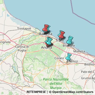 Mappa Via Arrigo Boito, 76123 Andria BT, Italia (9.32188)