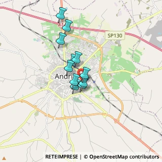 Mappa Via Arrigo Boito, 76123 Andria BT, Italia (1.28182)