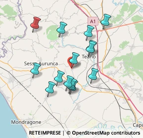 Mappa Via Aldo Moro, 81037 Sessa Aurunca CE, Italia (6.79357)