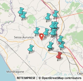 Mappa Via Aldo Moro, 81037 Sessa Aurunca CE, Italia (6.81471)