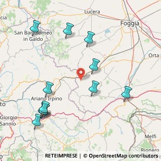 Mappa Via Ludovico Ariosto, 71020 Panni FG, Italia (20.86083)