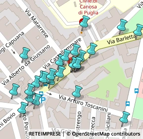 Mappa Via Castellammare, 76012 Canosa di Puglia BT, Italia (0.05556)