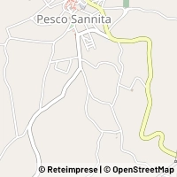 Mapa Pesco Sannita