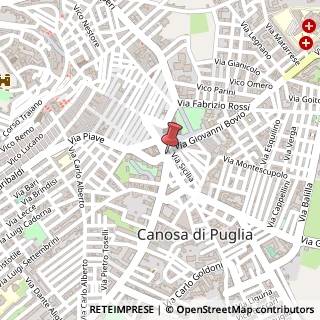 Mappa Via John Fitzgerald Kennedy, 3, 76012 Canosa di Puglia, Barletta-Andria-Trani (Puglia)