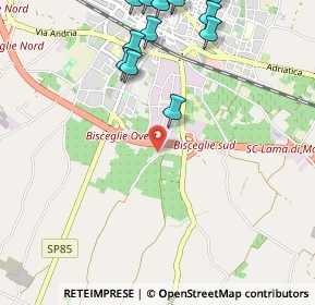 Mappa Strada Comunale Macchione, 76011 Bisceglie BT, Italia (1.43667)