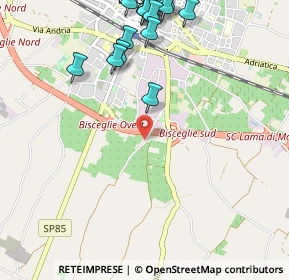 Mappa Strada Comunale Macchione, 76011 Bisceglie BT, Italia (1.5245)