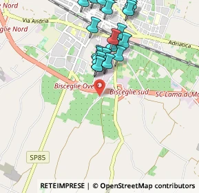 Mappa Strada Comunale Macchione, 76011 Bisceglie BT, Italia (1.0765)
