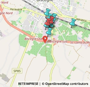 Mappa Strada Comunale Macchione, 76011 Bisceglie BT, Italia (0.81583)