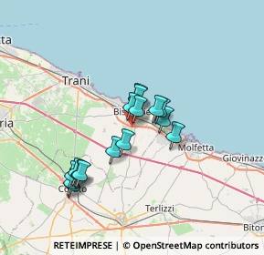 Mappa Strada Comunale Macchione, 76011 Bisceglie BT, Italia (6.00813)