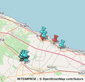 Mappa Strada Comunale Macchione, 76011 Bisceglie BT, Italia (8.60583)