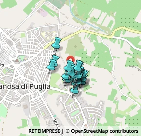 Mappa Via Generale Giovanni del Vento, 76012 Canosa di Puglia BT, Italia (0.24828)