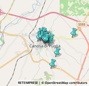 Mappa Via Pier Capponi, 76012 Canosa di Puglia BT, Italia (0.6345)