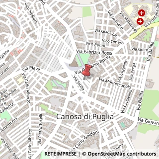 Mappa Via doria andrea 4, 70053 Canosa di Puglia, Barletta-Andria-Trani (Puglia)