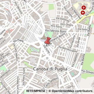 Mappa Via Sicilia, 3, 76012 Canosa di Puglia, Barletta-Andria-Trani (Puglia)
