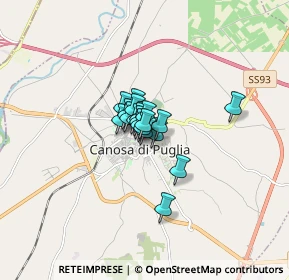Mappa Piazza Vincenzo Sinesi, 76012 Canosa di Puglia BT, Italia (0.692)