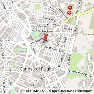 Mappa Piazza Vincenzo Sinesi, 5, 76012 Canosa di Puglia, Barletta-Andria-Trani (Puglia)