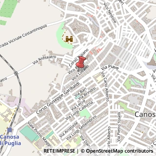 Mappa Via Nicolò Piccinni,  21, 70122, 70122 Canosa di Puglia, Barletta-Andria-Trani (Puglia)