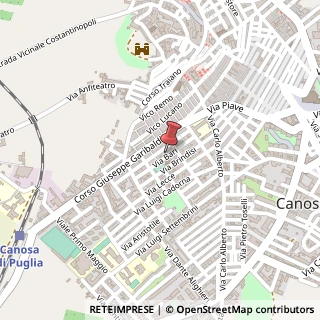 Mappa Via Bari, 10, 76012 Canosa di Puglia, Barletta-Andria-Trani (Puglia)