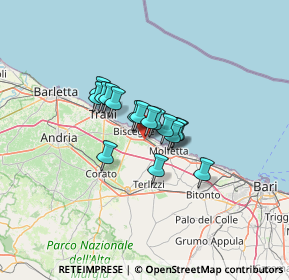 Mappa Strada Statale Adriatica, 76011 Bisceglie BT, Italia (8.17313)