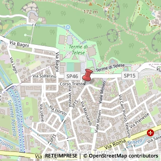 Mappa Via Cristoforo Colombo, 99, 82037 Telese Terme, Benevento (Campania)