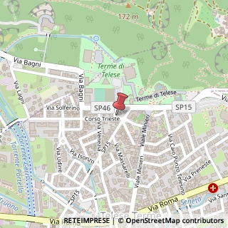 Mappa Corso Trieste, 2, 82037 Telese Terme, Benevento (Campania)