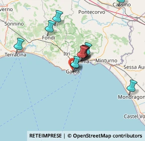 Mappa 04024 Gaeta LT, Italia (12.97385)