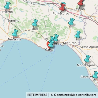Mappa 04024 Gaeta LT, Italia (25.53333)