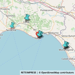 Mappa 04024 Gaeta LT, Italia (17.9775)