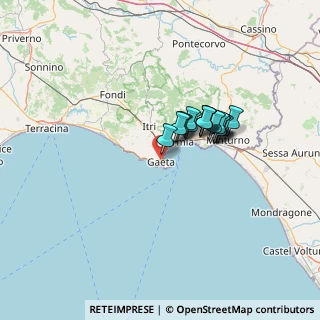 Mappa 04024 Gaeta LT, Italia (9.90412)