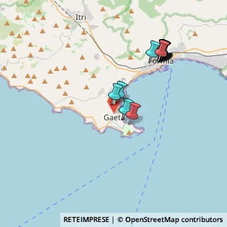 Mappa 04024 Gaeta LT, Italia (4.09615)