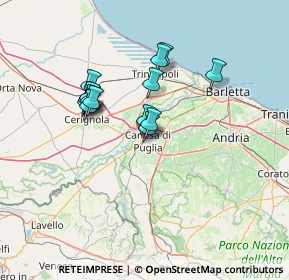 Mappa Via Generale Pianel, 76012 Canosa di Puglia BT, Italia (11.99467)