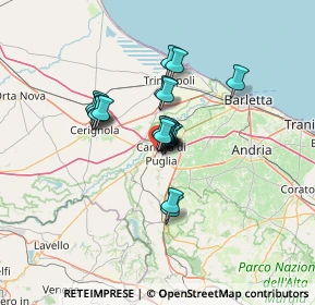 Mappa Via Generale Pianel, 76012 Canosa di Puglia BT, Italia (8.81)